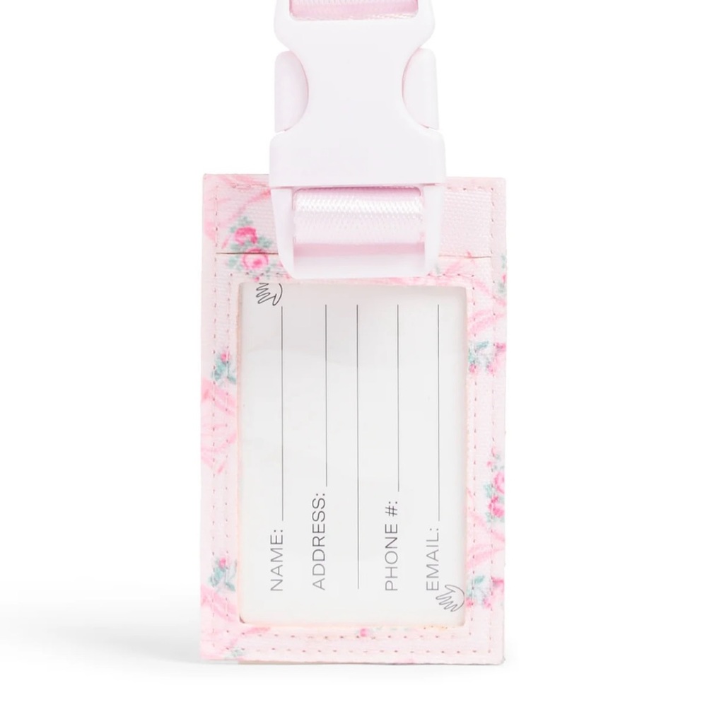STATE X LoveShackFancy Logan Luggage Tag Rosa Beaux NWOT